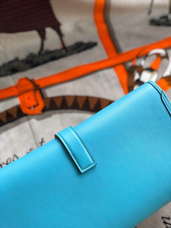 에르메스 지제 엘란29 노던블루 스위프트 송아지가죽 내부 양가죽